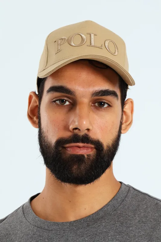Pony Embroidered Cap - Khaki sold by Edgars 