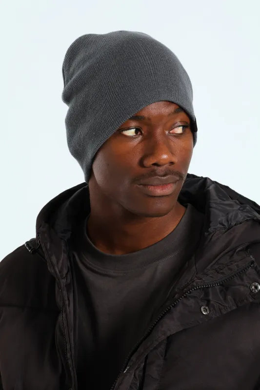 Micro Knit Beanie - Charcoal sold by Edgars