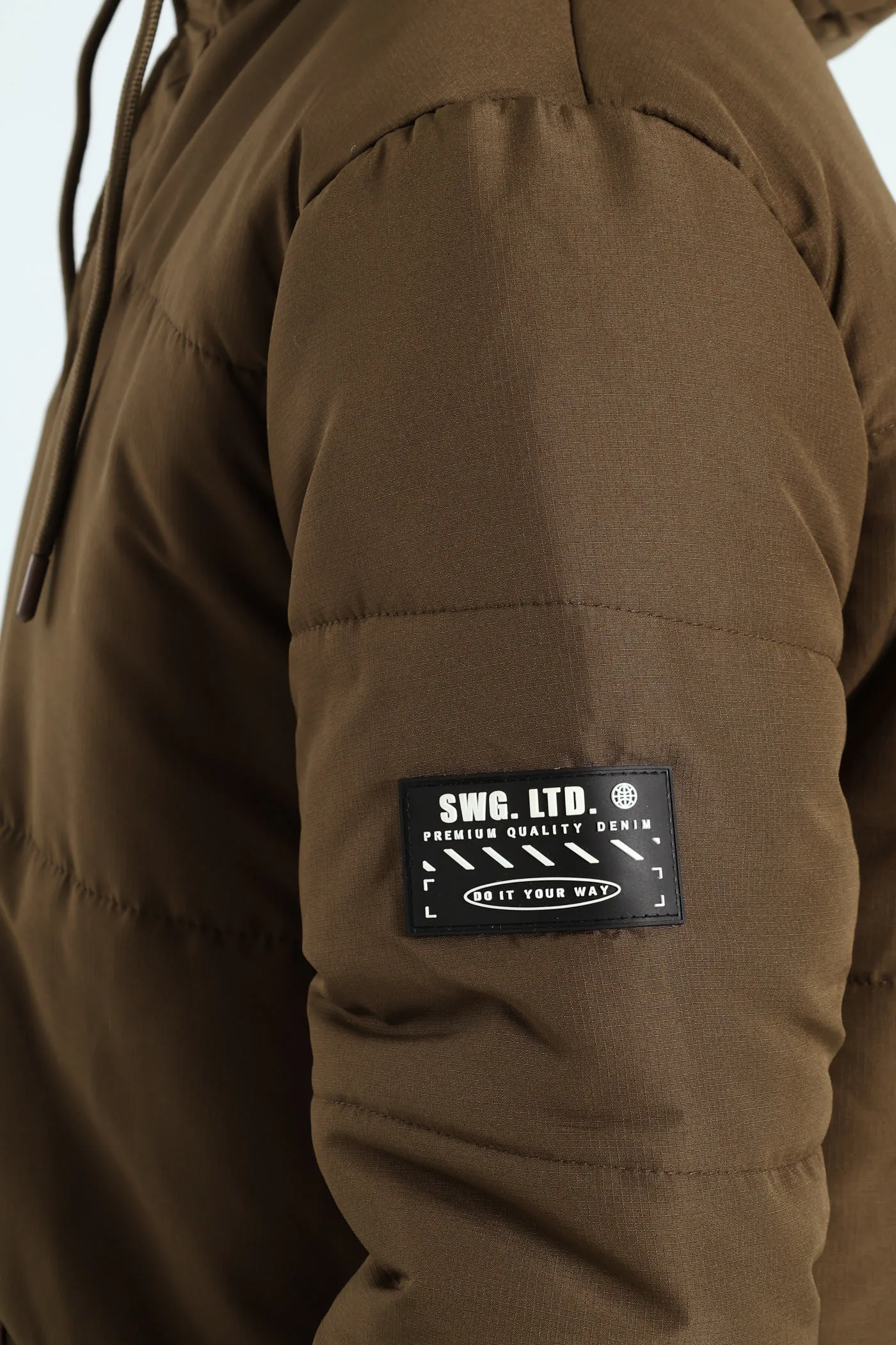 Longline Puffer Parka Jacket - Green sold by Edgars product image thumbnail 5