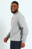 Kick Off Crew Sweater - Grey Melange sold by Edgars