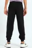 Boys 2 Colour Logo Track Pants - Black sold by Edgars