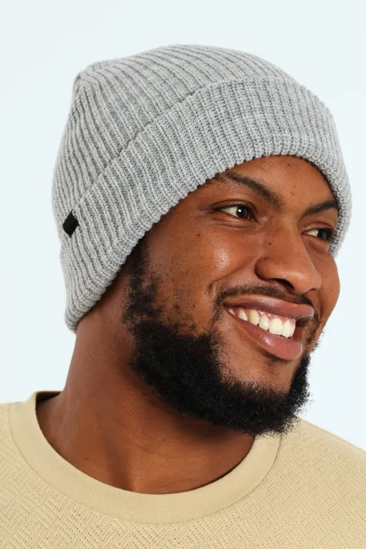 Ribbed Beanie - Grey Melange sold by Edgars