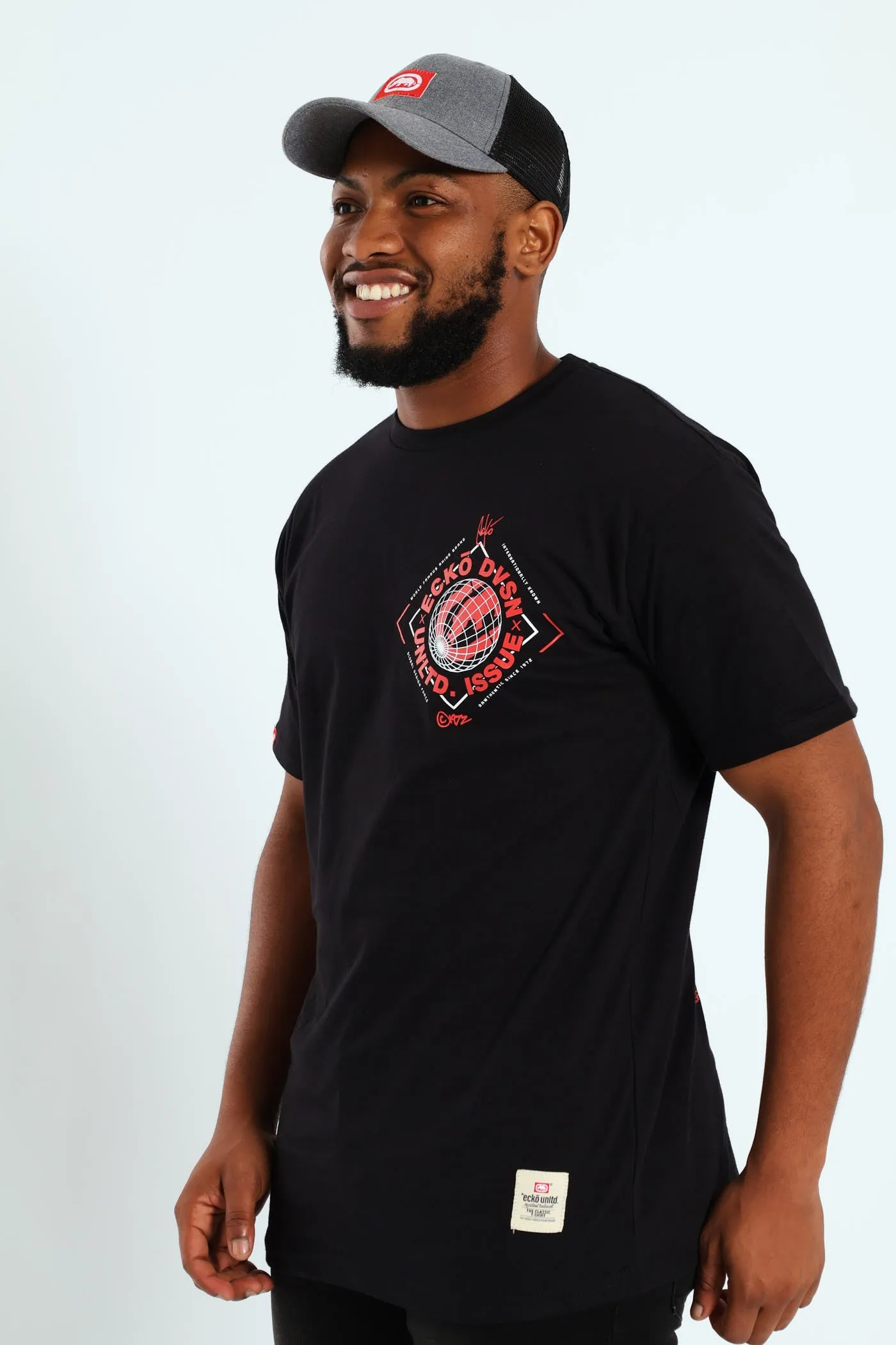 Rhino Globe Tee - Black/Red sold by Edgars product image thumbnail 3