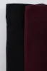 2 Pack Opaque Stockings - Black/Red sold by Edgars