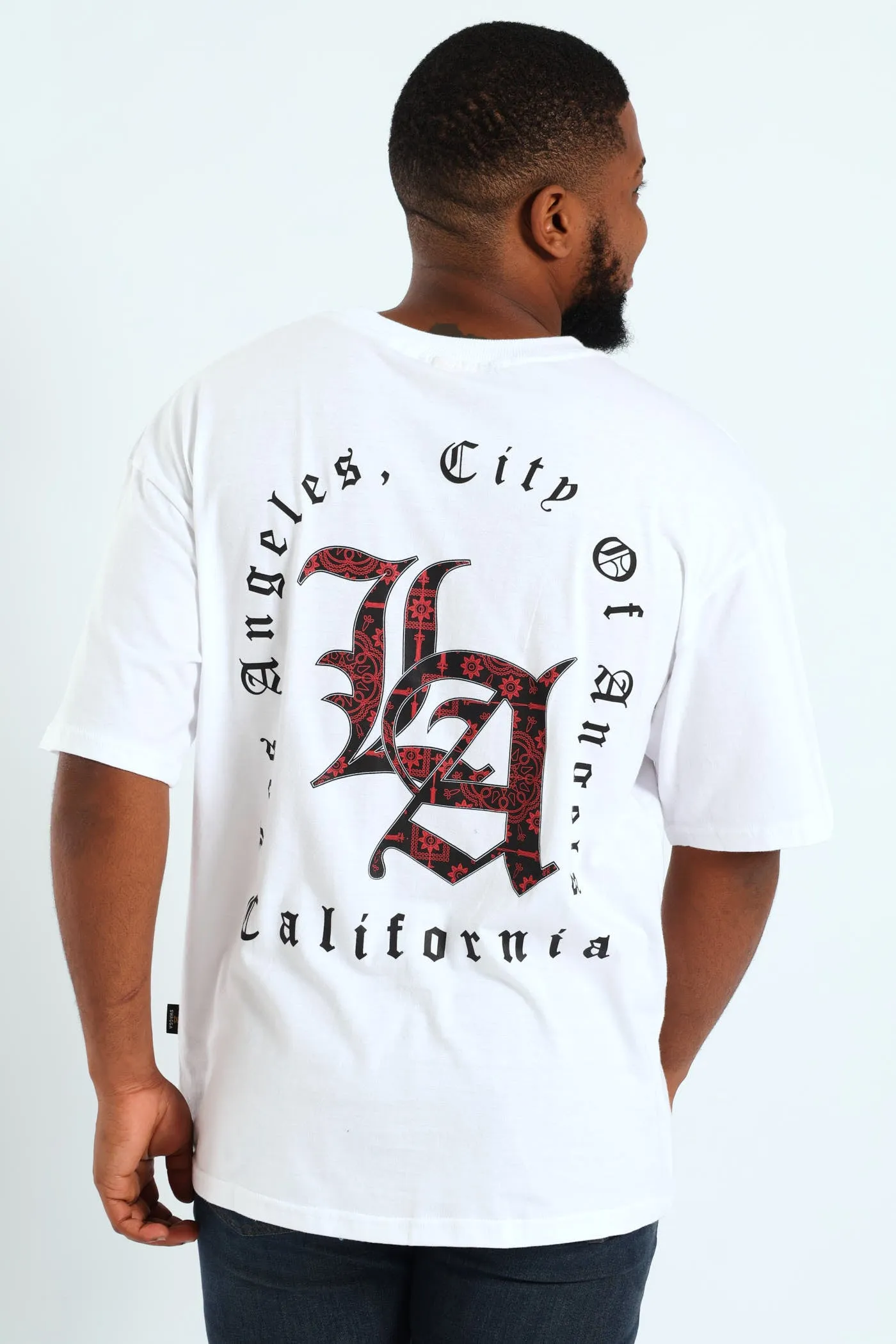 Short Sleeve Back Print Tee - White sold by Edgars product image thumbnail 2