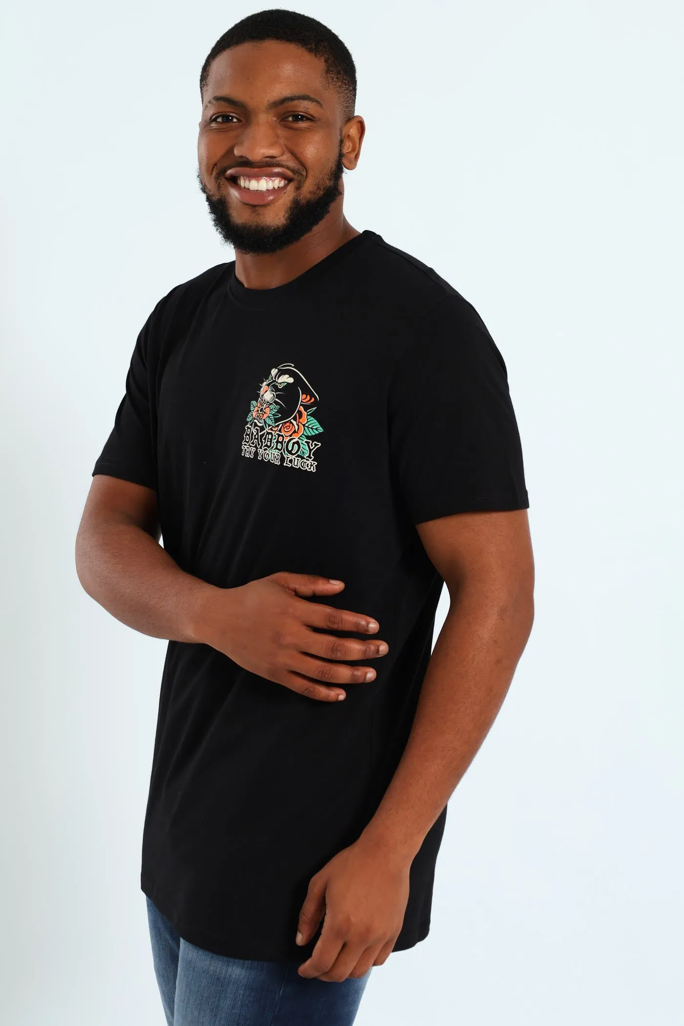 Panther Try Your Luck Tee - Black sold by Edgars product image thumbnail 3