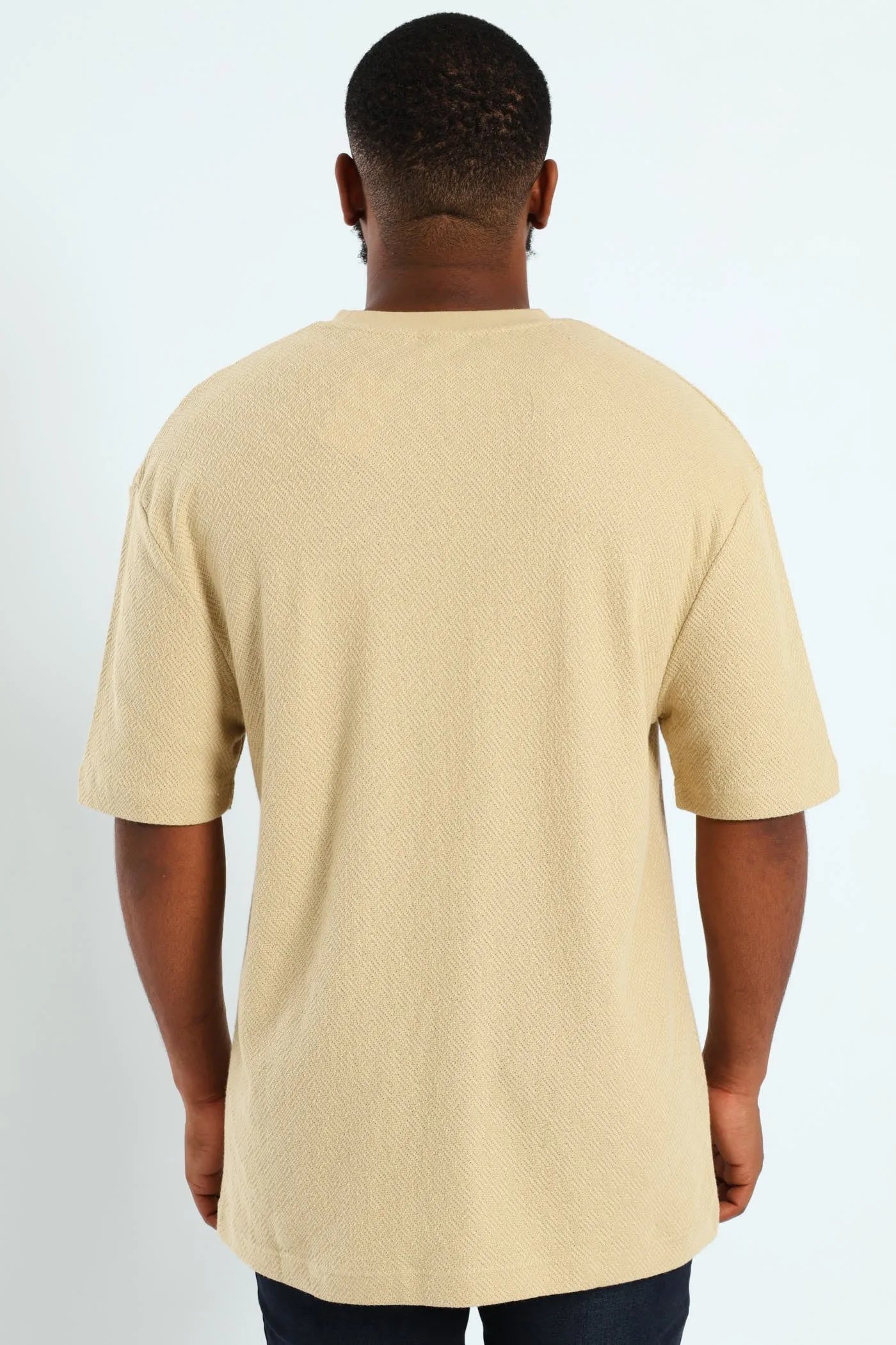 Pointelle Textured Tee - Stone sold by Edgars product image thumbnail 3