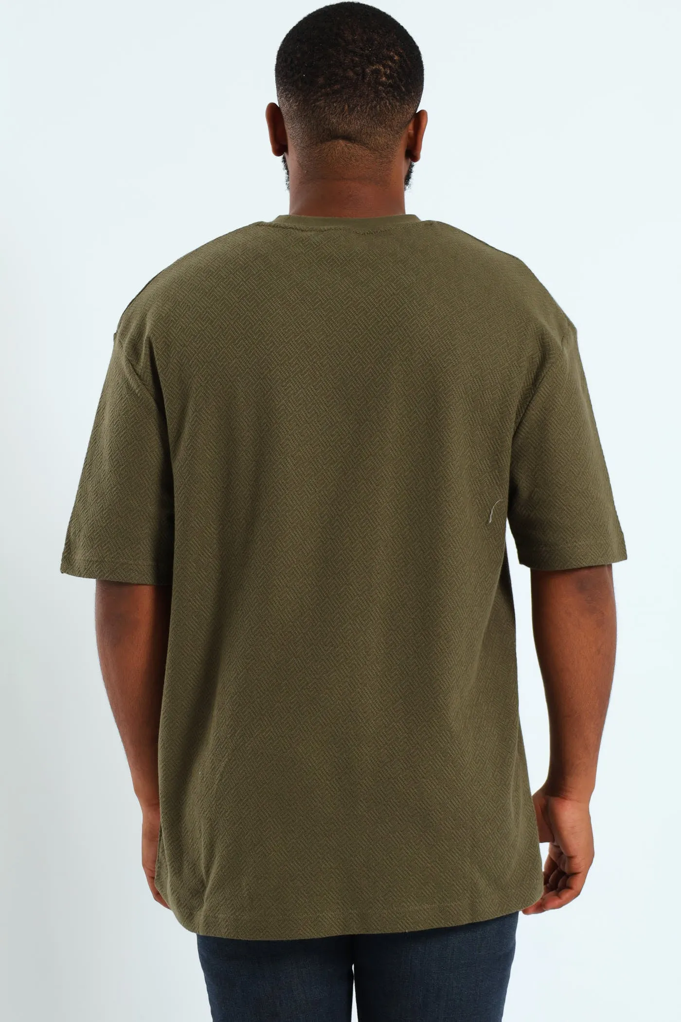 Pointelle Textured Tee - Fatigue sold by Edgars product image thumbnail 3