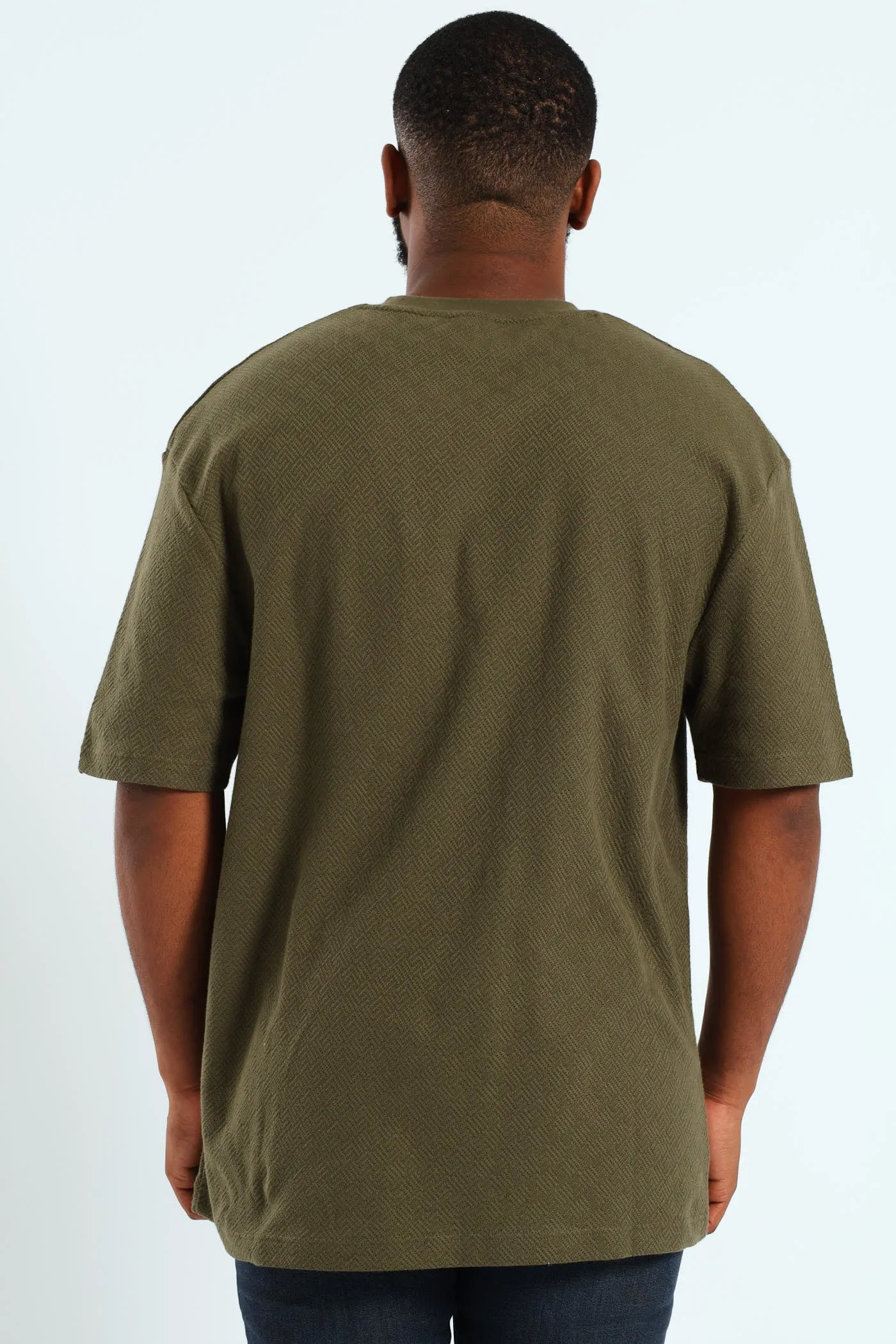 Pointelle Textured Tee - Fatigue sold by Edgars product image thumbnail 4