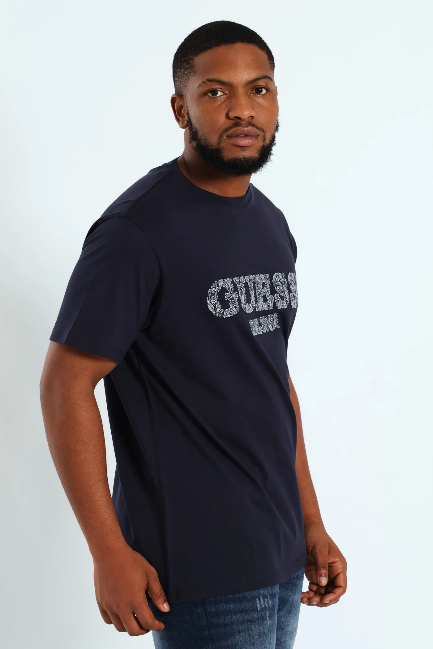 Short Sleeve Embroidered Tee - Navy sold by Edgars product image thumbnail 2