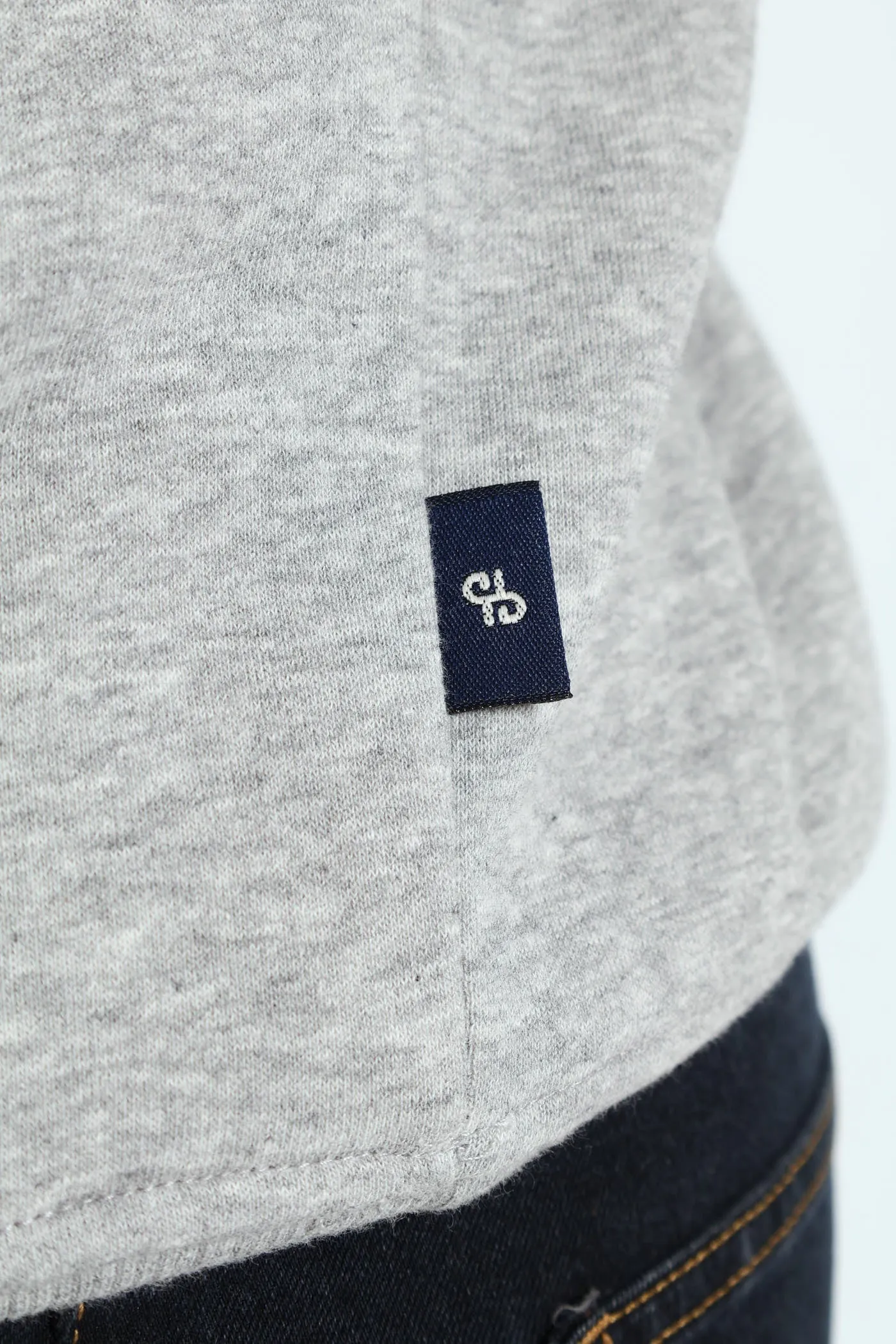 Plain Fleece Pullover Hoodie - Grey Melange sold by Edgars product image thumbnail 5