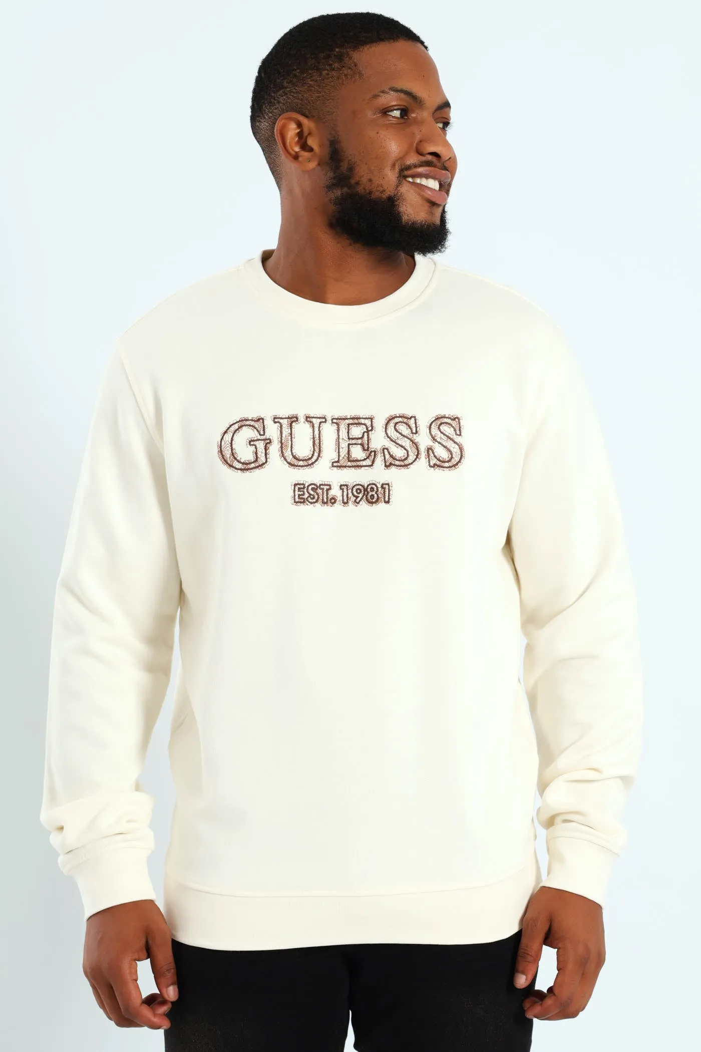 Basic Logo Sweatshirt - Vanilla sold by Edgars