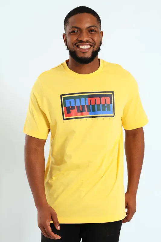Graphics Box Tee - Yellow sold by Edgars