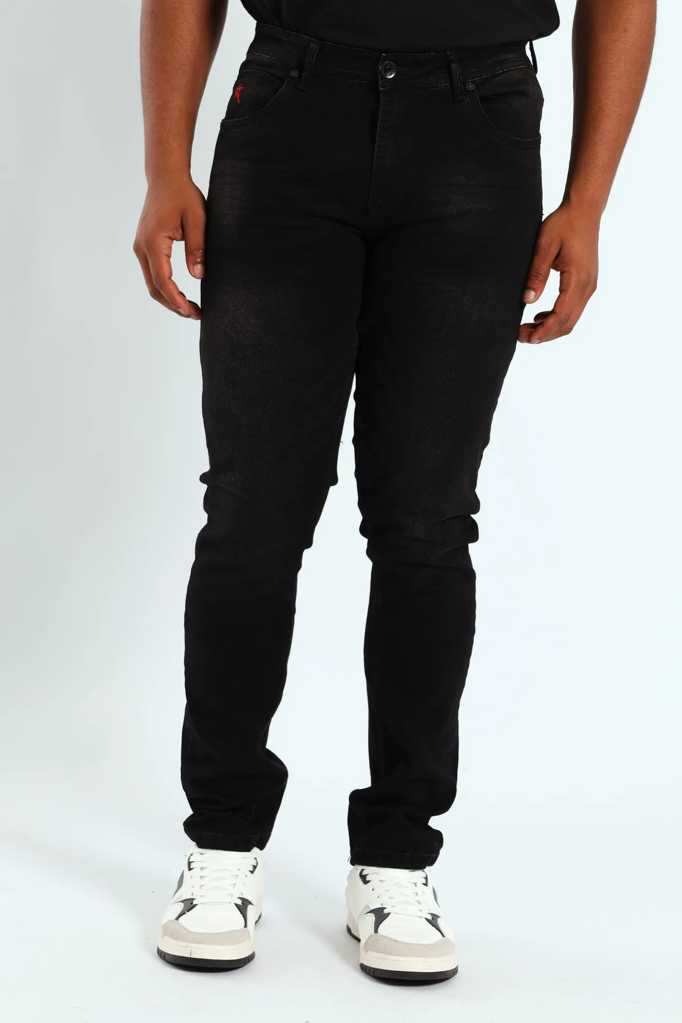 Trooper Slim Denim - Black sold by Edgars
