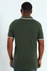 Tipped Core Polo Golfer - Forest Green sold by Edgars