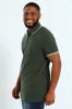 Tipped Core Polo Golfer - Forest Green sold by Edgars