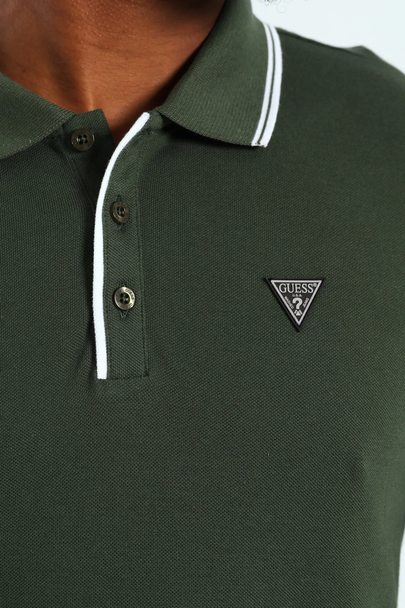 Tipped Core Polo Golfer - Forest Green sold by Edgars product image thumbnail 4