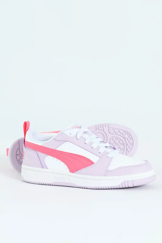 Girls Rebound V6 Low Sneaker - Lilac sold by Edgars