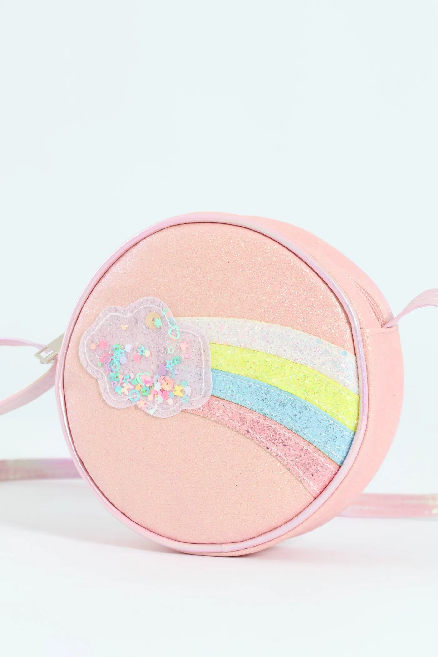 Pre-Girls Star Glitter Slingbag - Pink sold by Edgars