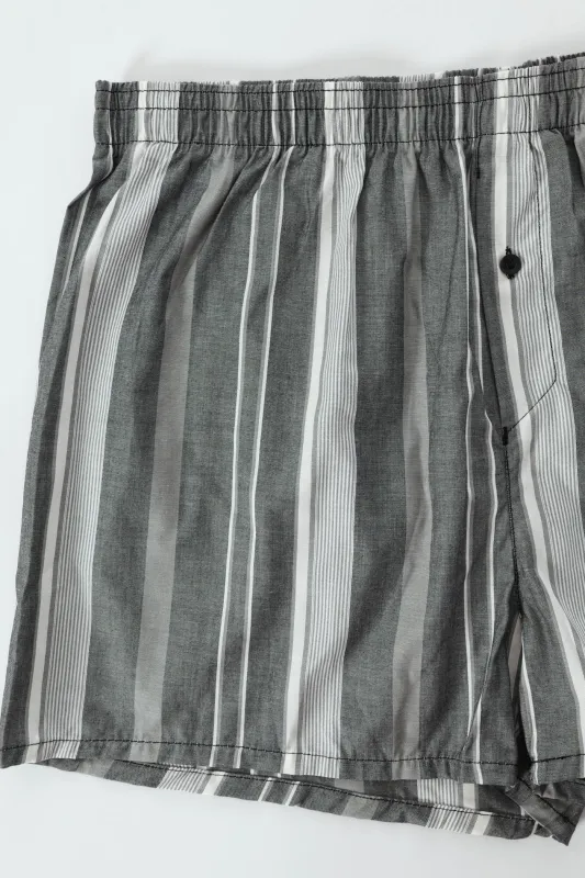 Single Fashion Woven Boxer - Black sold by Edgars