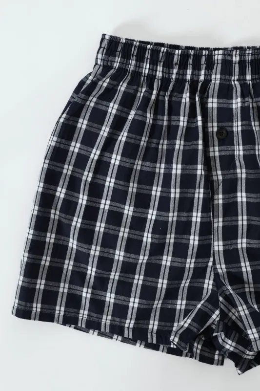 Single Fashion Woven Boxer - Blue sold by Edgars