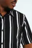 Seersucker Stripe Shirt - Black sold by Edgars