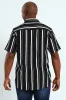 Seersucker Stripe Shirt - Black sold by Edgars