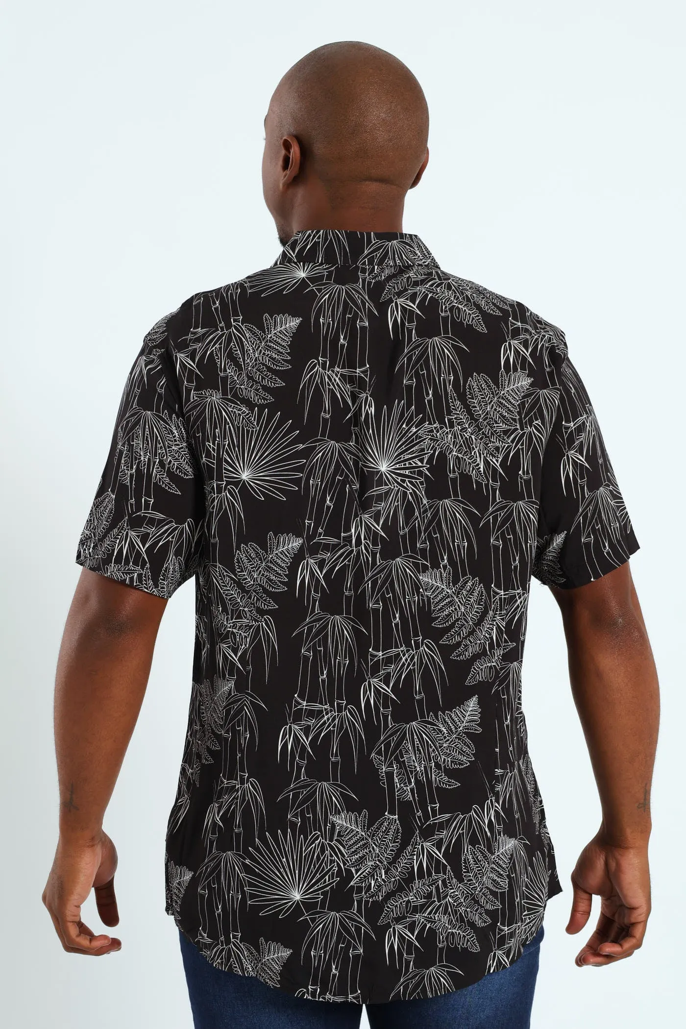 Eco Rayon Jungle Snake Shirt - Black sold by Edgars product image thumbnail 3