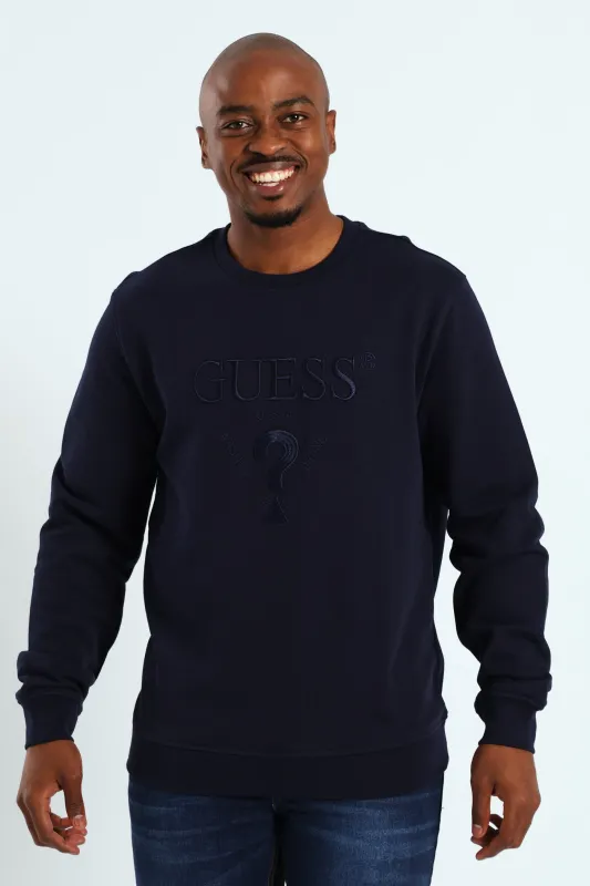 Beau Sweatshirt - Navy sold by Edgars