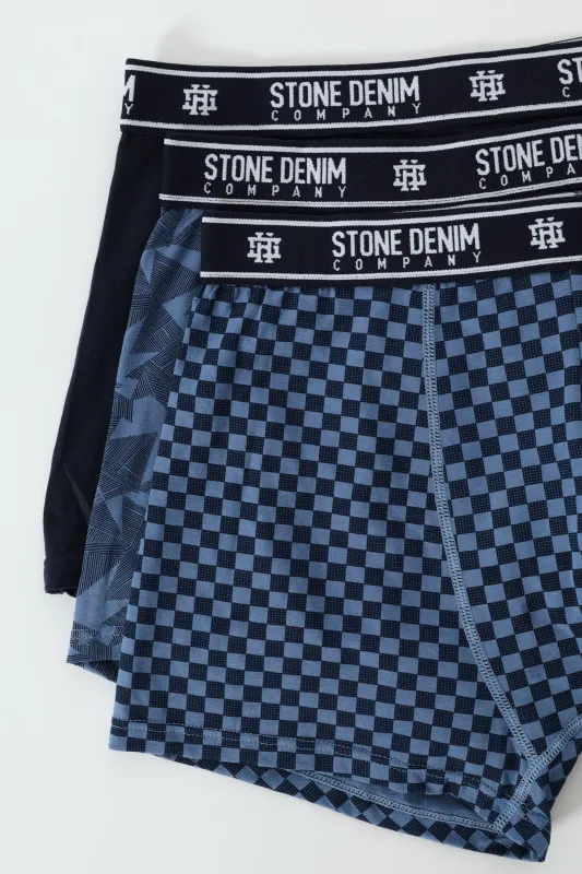 3 Pack Design Trunks - Blue sold by Edgars 