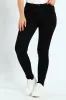 Mid Waist Skinny Denim With Wings On Pockets - Black sold by Edgars 