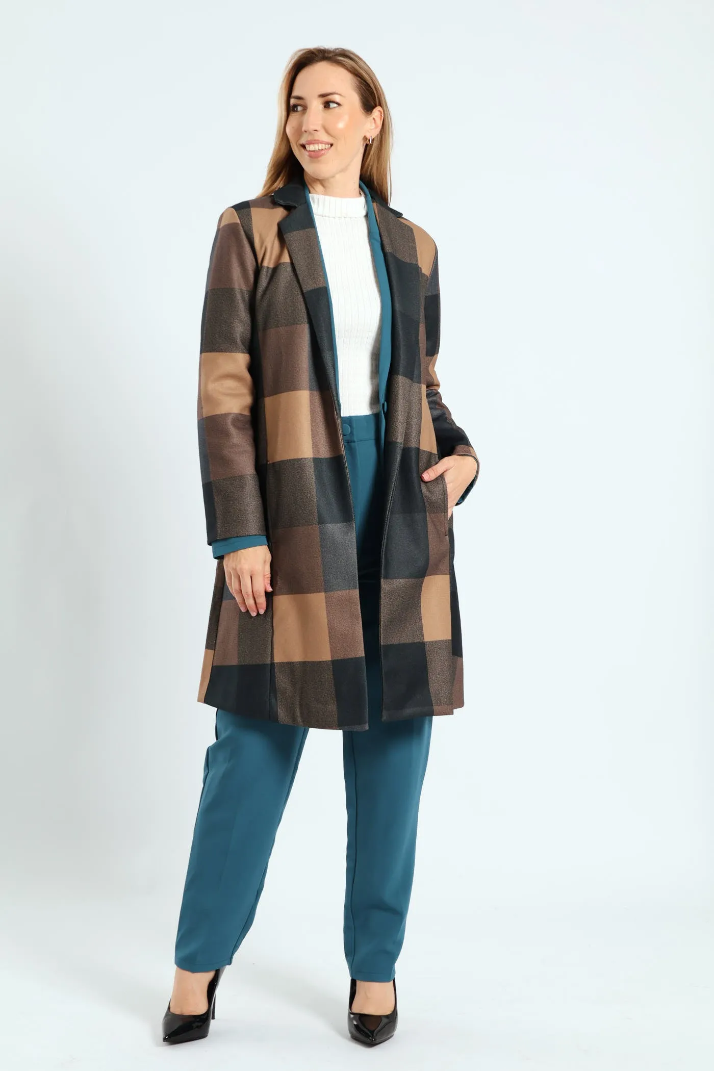Basic Panelled Coat - Beige sold by Edgars product image thumbnail 5