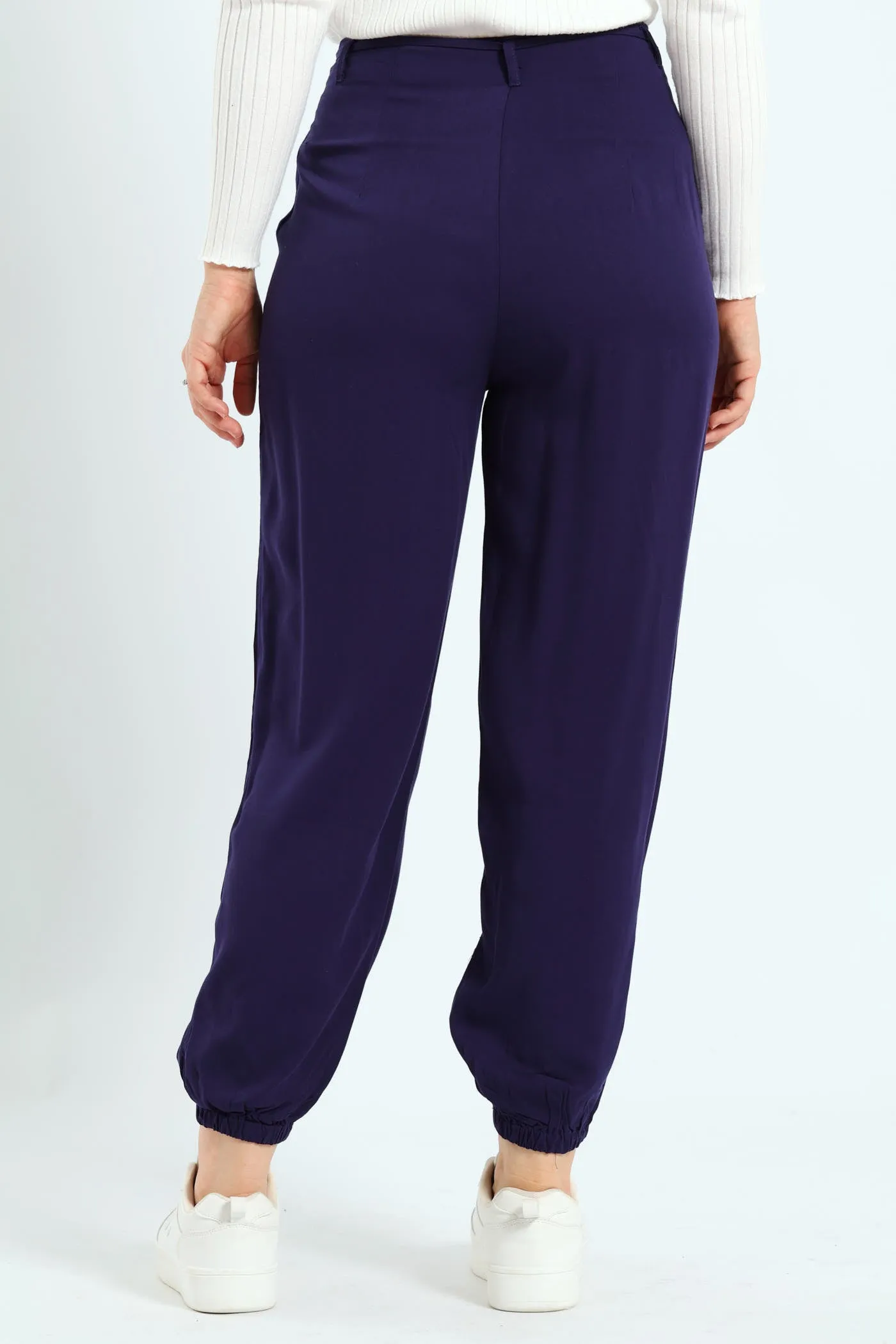 Belted Jogger With Grown On Waist - Navy sold by Edgars product image thumbnail 4