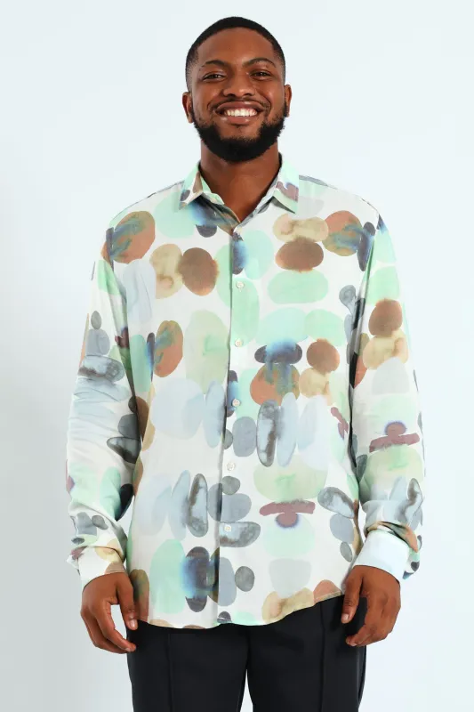 Water Paint Smart Shirt sold by Edgars