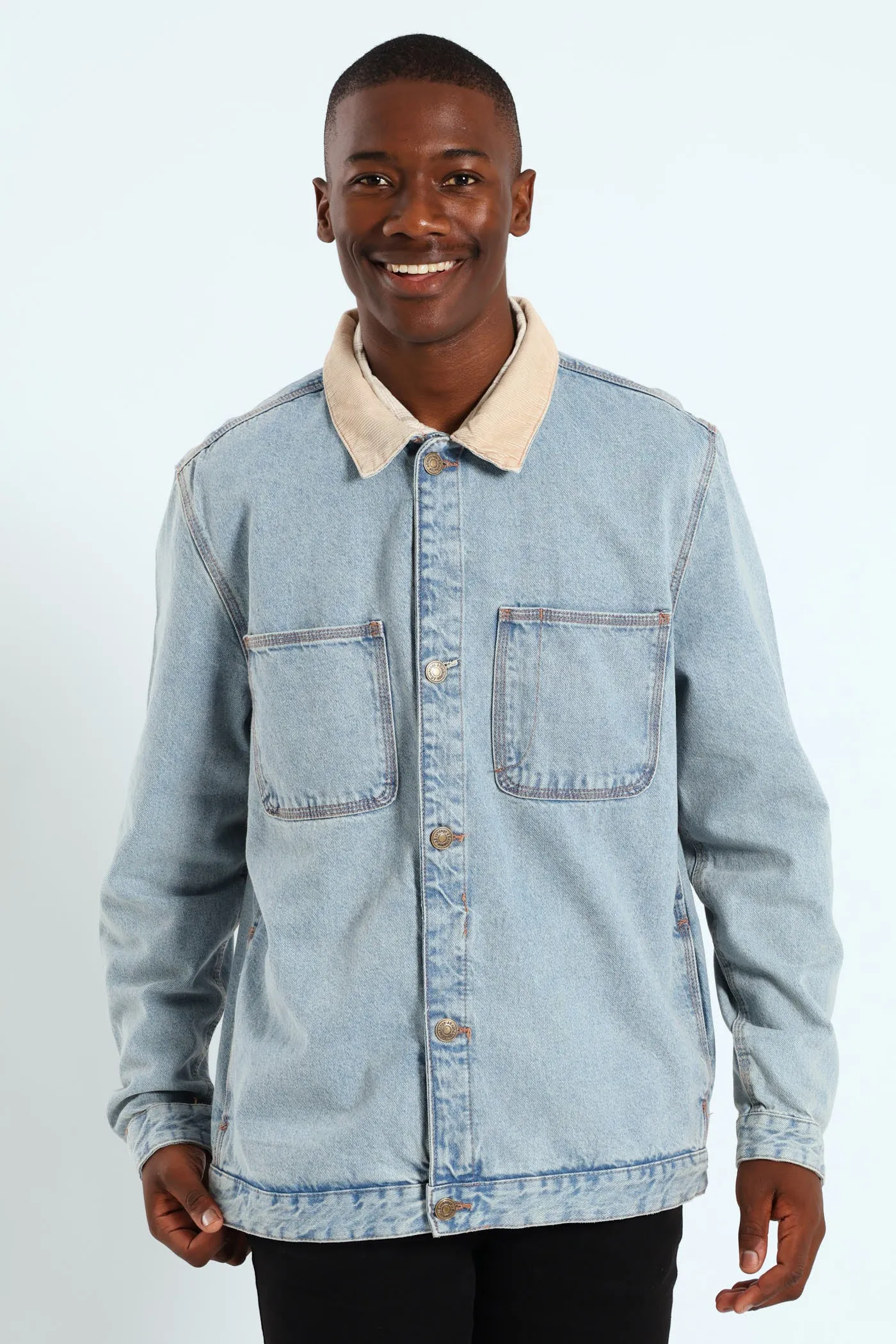 Denim Worker Jacket - Blue sold by Edgars product image thumbnail 2
