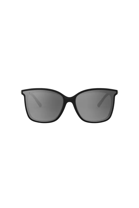Zermatt Silver Grey Gradient Lens Sunglasses - Black made by Edgars