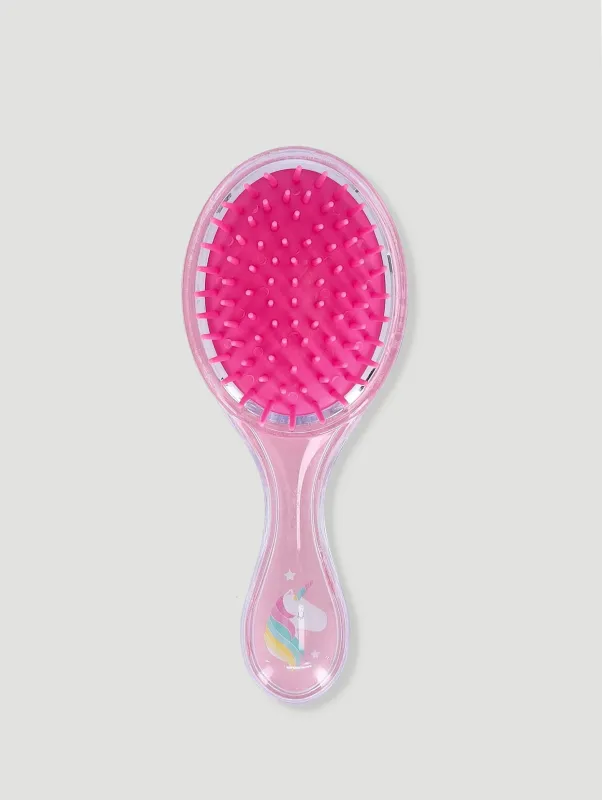 Pre-Girls Unicorn Hair Brush - Pink made by Edgars
