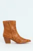 Plain Burnish Western Boot - Tan sold by Edgars 