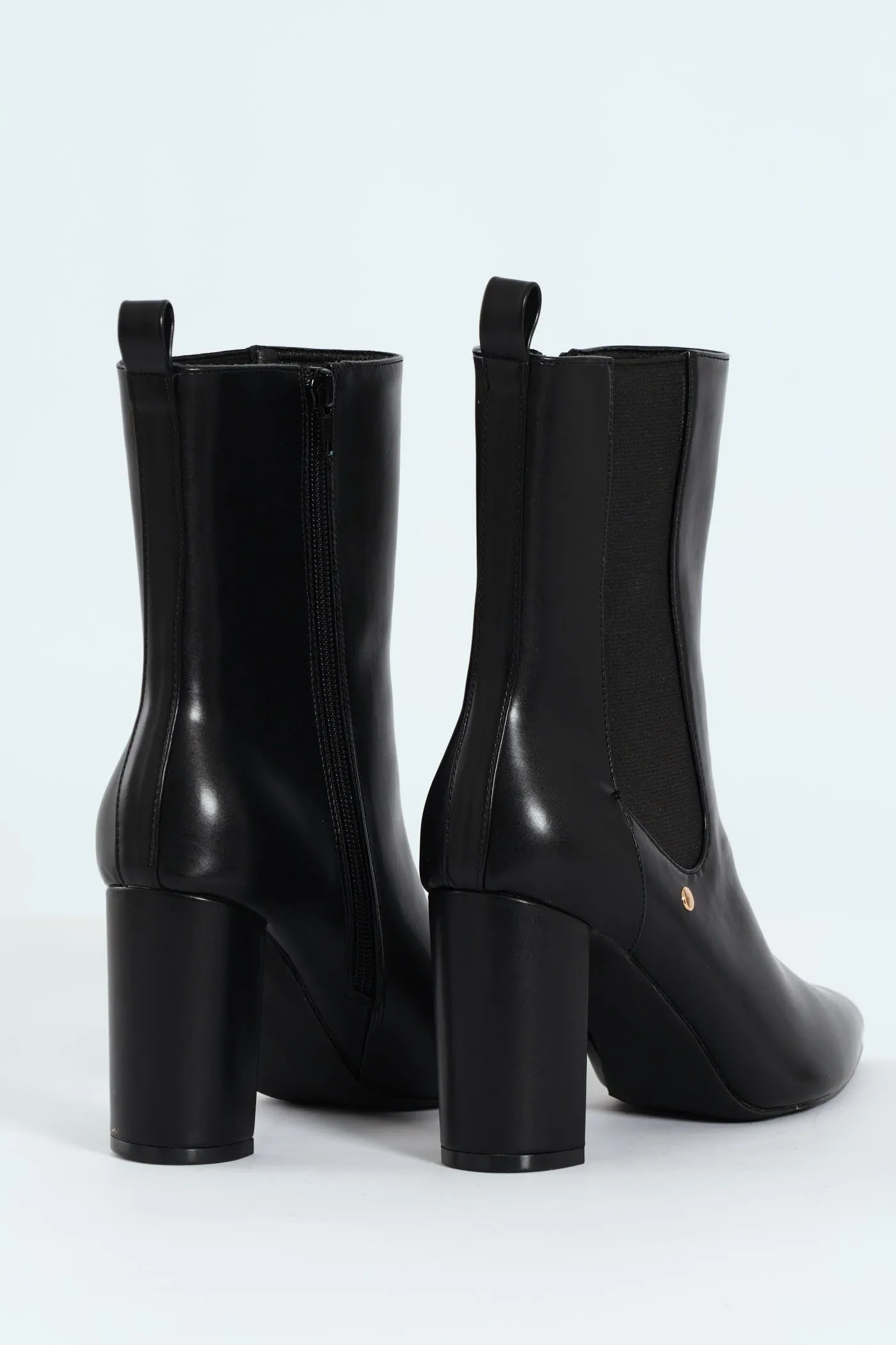 Zip-Up Heel Boot - Black sold by Edgars product image thumbnail 4