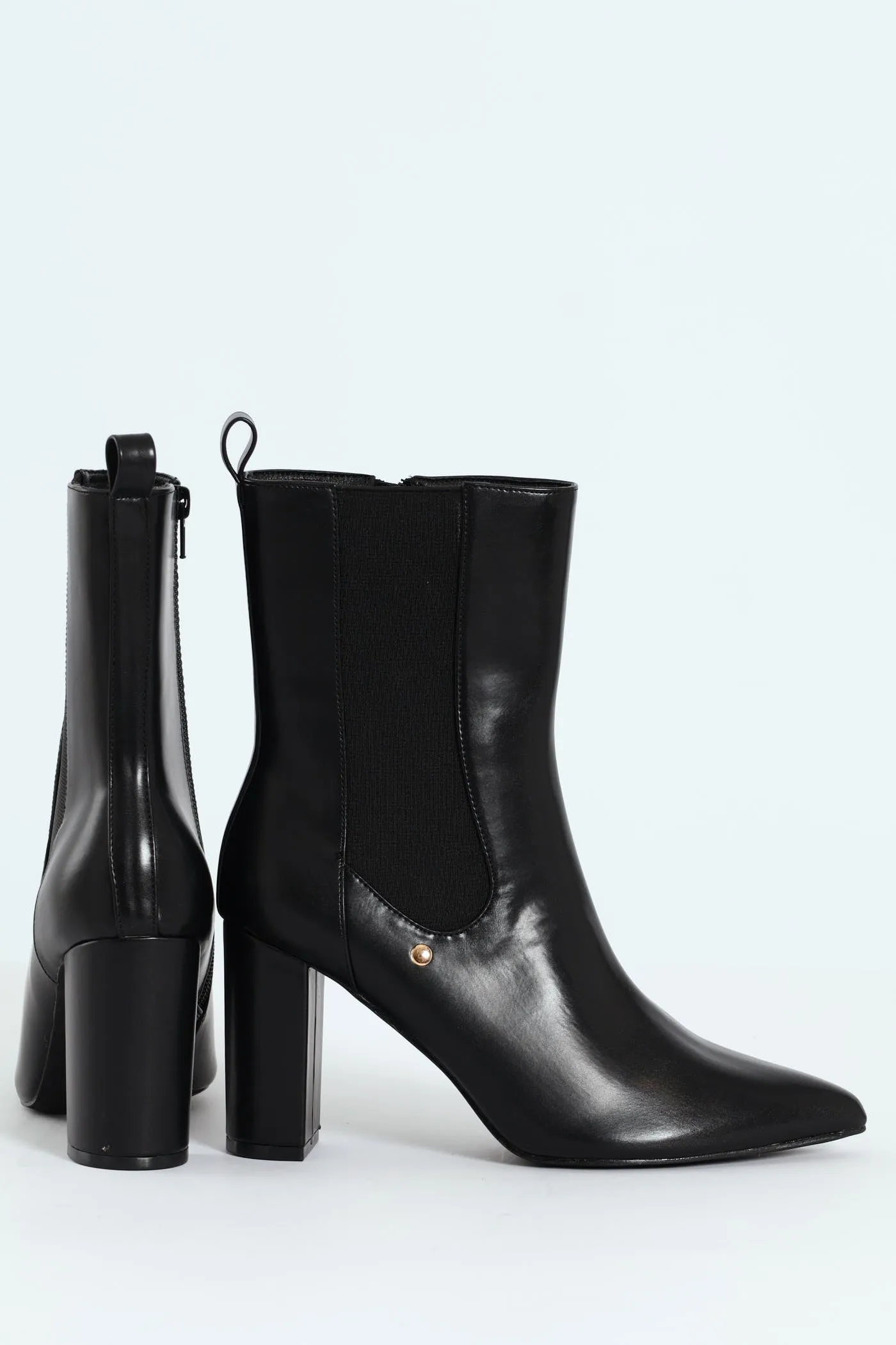 Zip-Up Heel Boot - Black sold by Edgars product image thumbnail 3