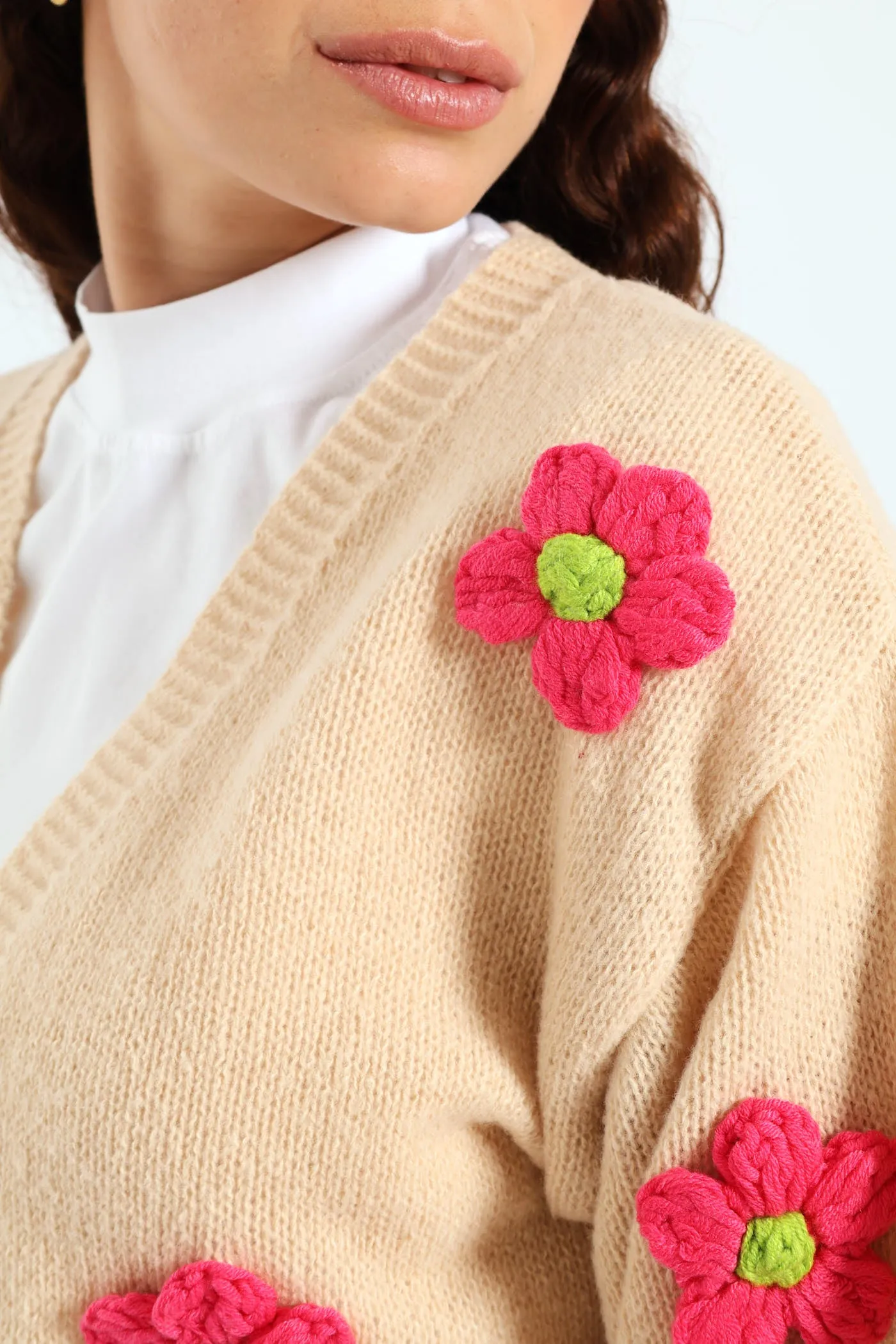 Flower Cardigan - Cream sold by Edgars product image thumbnail 2