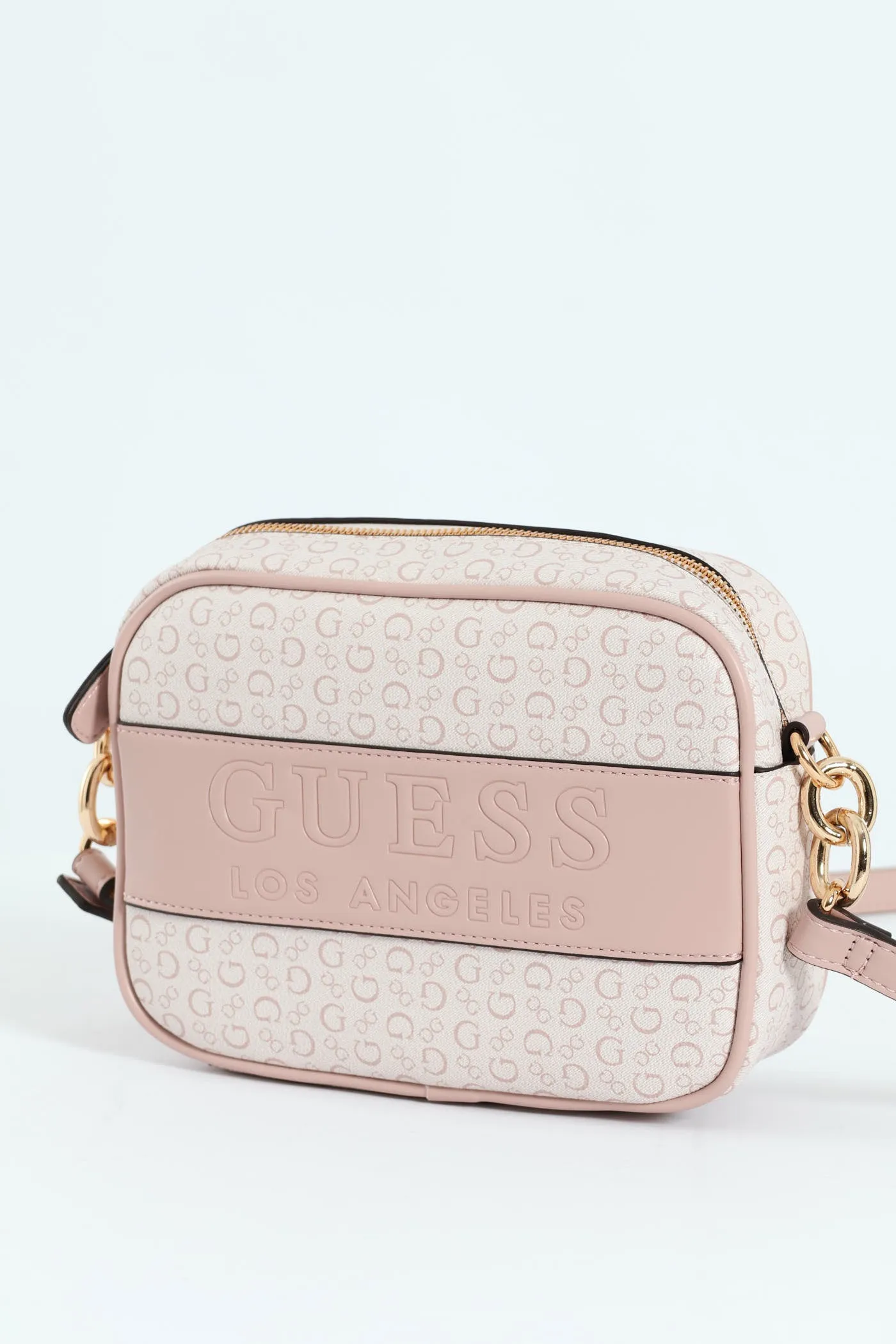 Devlon Camera Crossbody Bag - Blush sold by Edgars