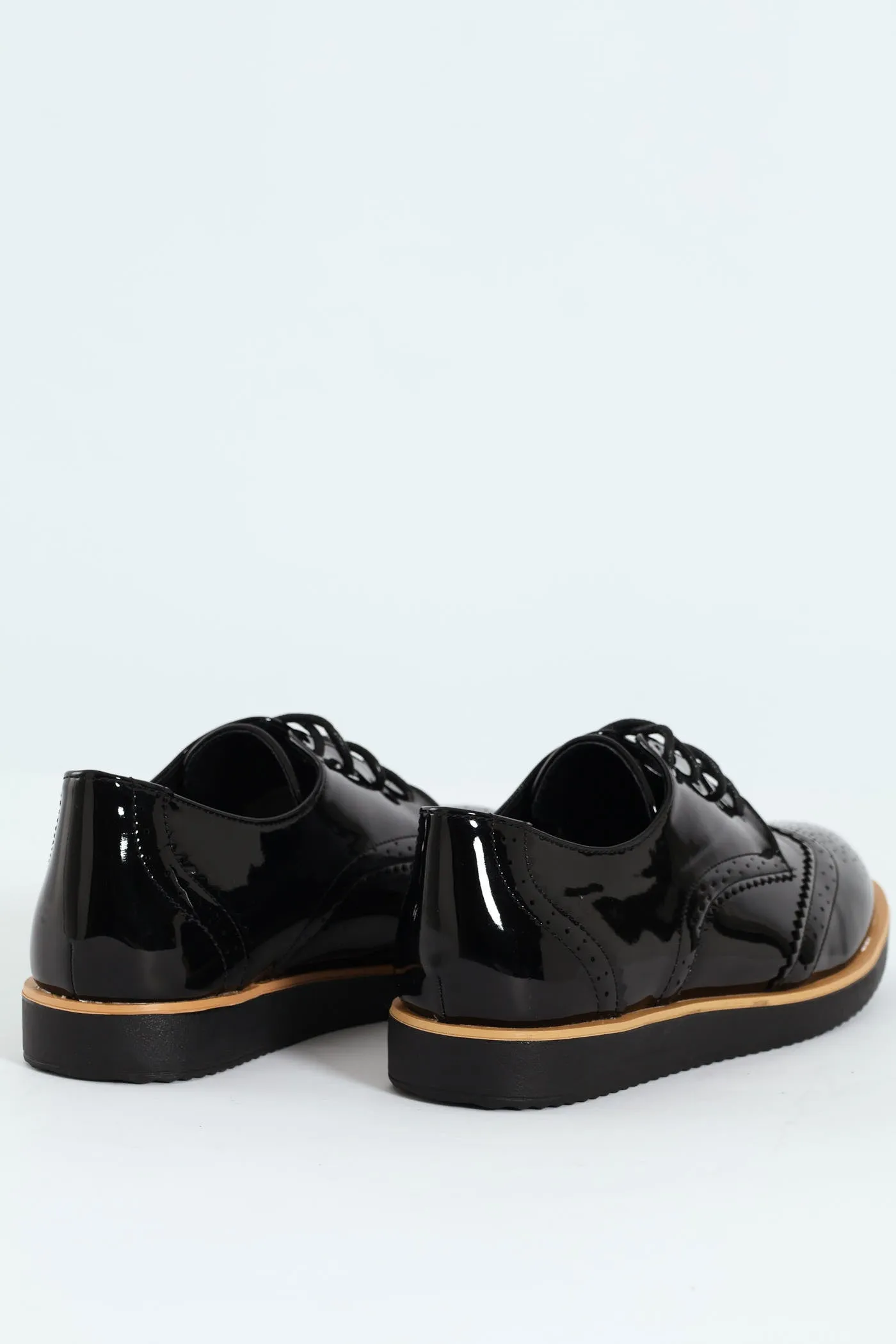 Multi Fabric Lace Up Loafer - Black sold by Edgars product image thumbnail 3
