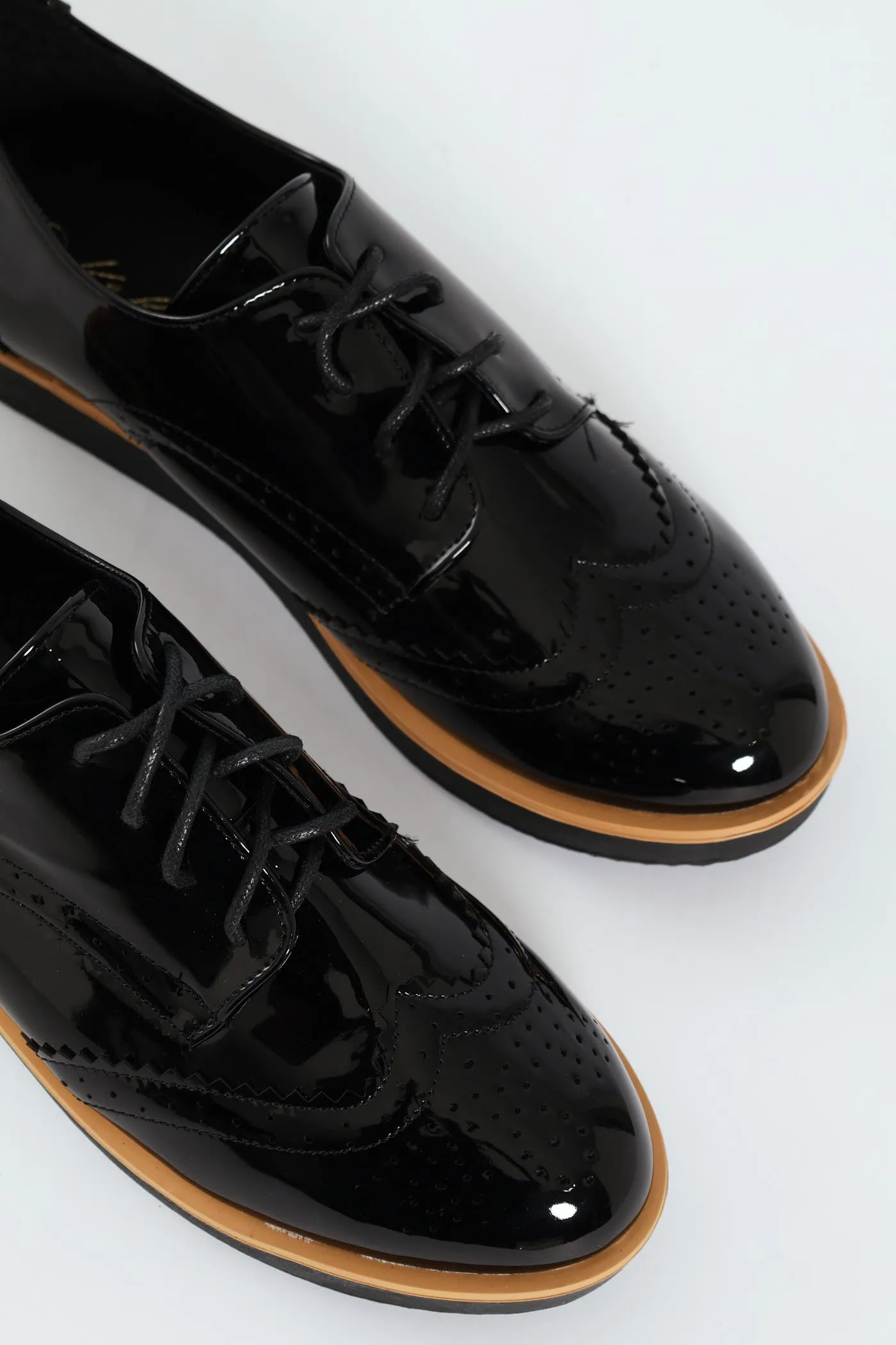 Multi Fabric Lace Up Loafer - Black sold by Edgars product image thumbnail 2