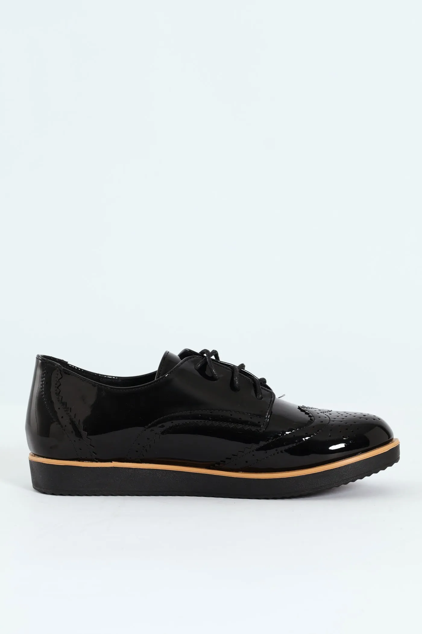 Multi Fabric Lace Up Loafer - Black sold by Edgars product image thumbnail 4