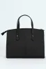 Vivian Structured Satchel - Black sold by Edgars