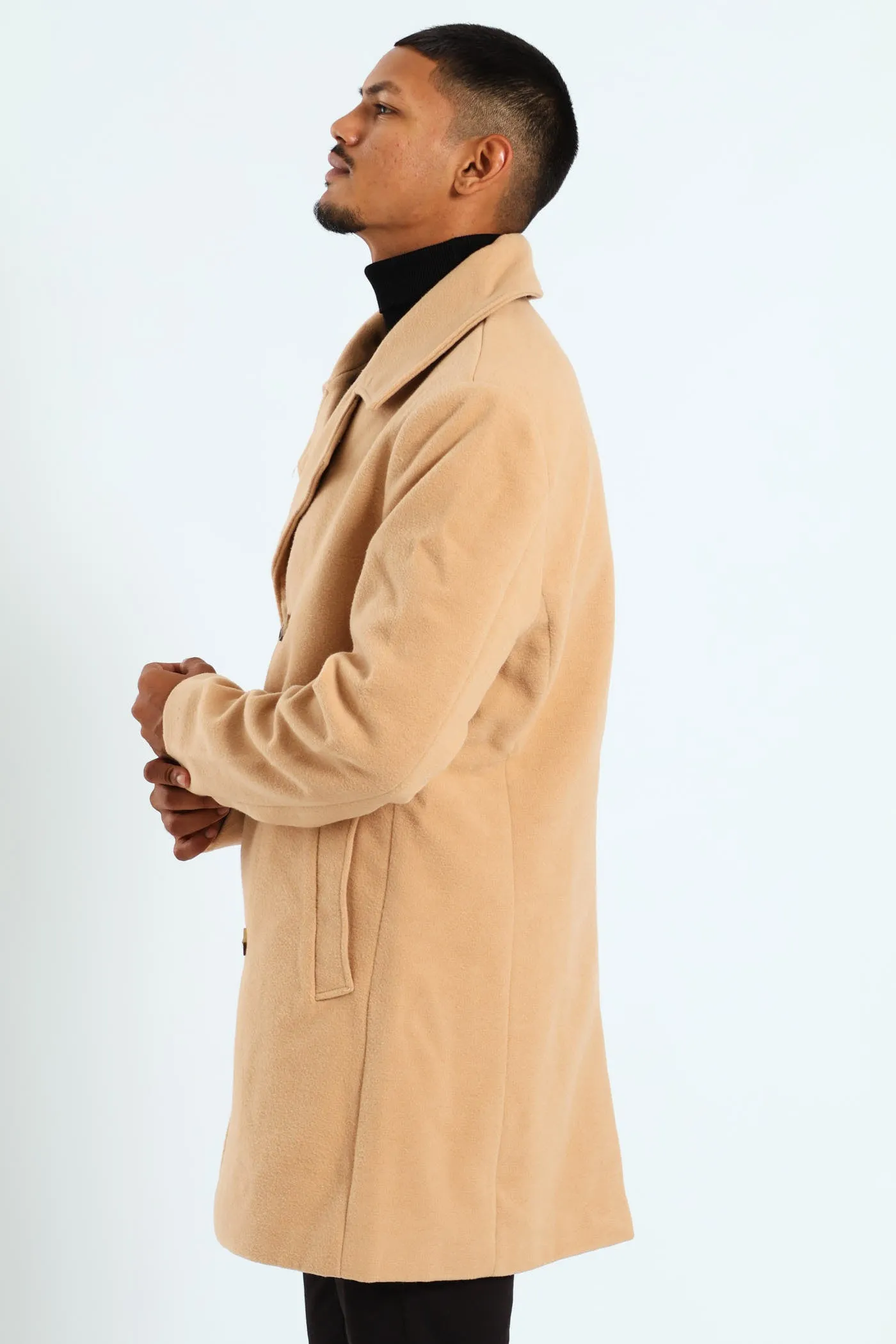 Melton Coat - Tan sold by Edgars product image thumbnail 4