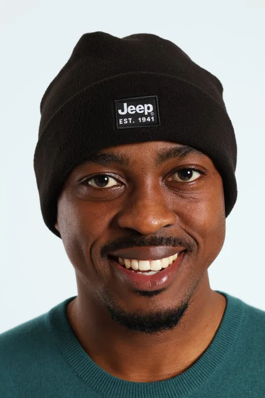 Polar Fleece Beanie - Black sold by Edgars