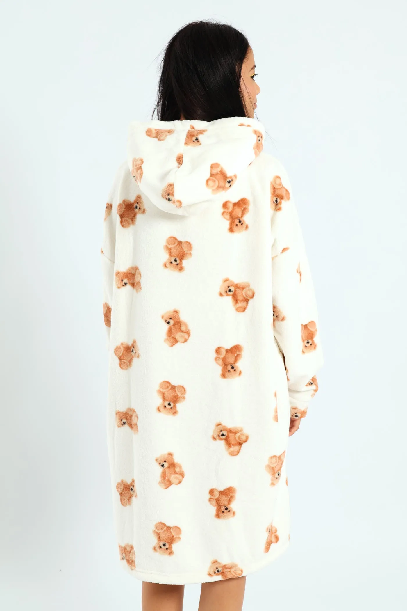 Oversized Cosy Teddy Snuggie - Cream sold by Edgars product image thumbnail 3