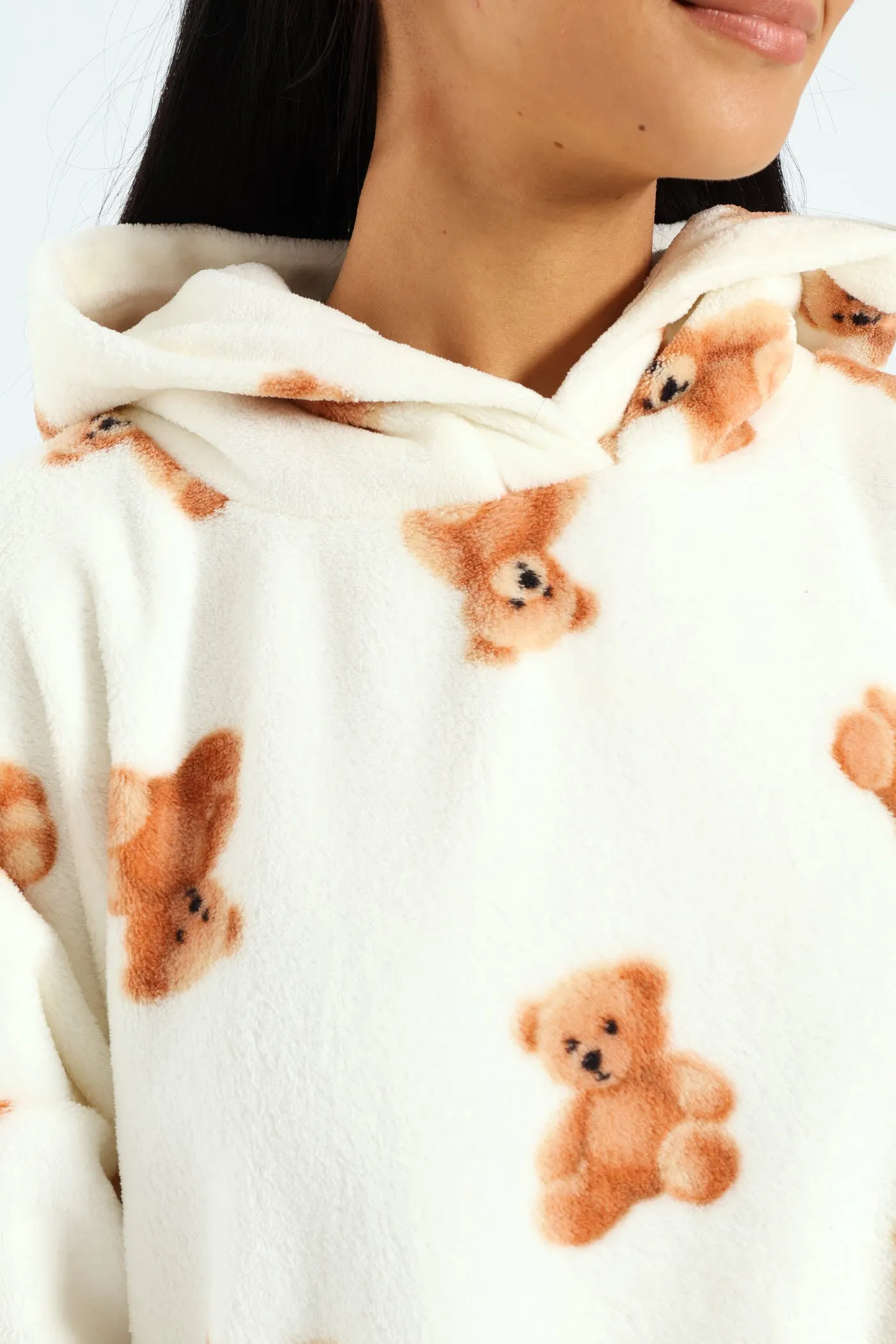Oversized Cosy Teddy Snuggie - Cream sold by Edgars product image thumbnail 2